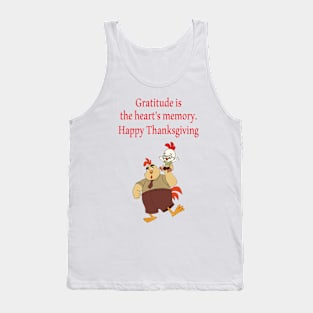 where the mess is worth the memories Thanksgiving Tank Top